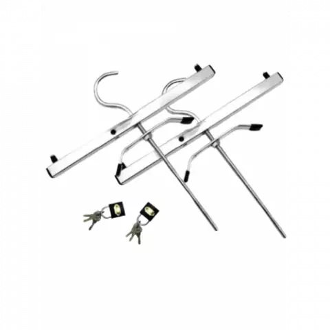 Roof basket clamps top
