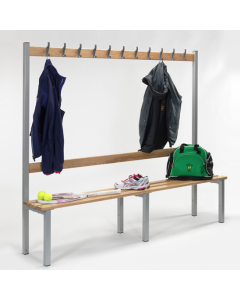 Changing Room Bench with Hooks