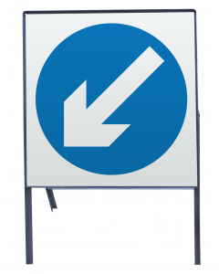 Directional Signs - 750mm Metal Square Sign
