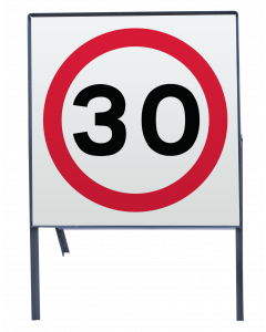 Speed Signs - 750mm Metal Square Sign