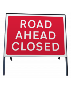 Road Closure Signs - 1050 x 750 Metal Signs