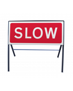 Slow Sign - 1050 x 450 Metal Sign
