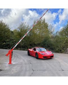 arm barrier in use