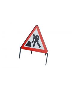 Metal Men Working Sign