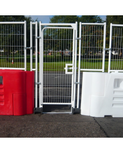 RB2000 Pedestrian Gate – Powder Coated White