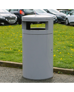 Enclosed Steel Litter Bin
