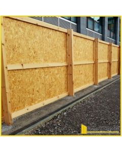 Timber Chipboard Hoarding