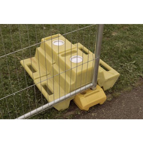 Buy HiVis Plastic Heras Ballast Blocks For Mesh Fencing