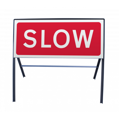 Slow Sign - 1050 x 450 Metal Sign