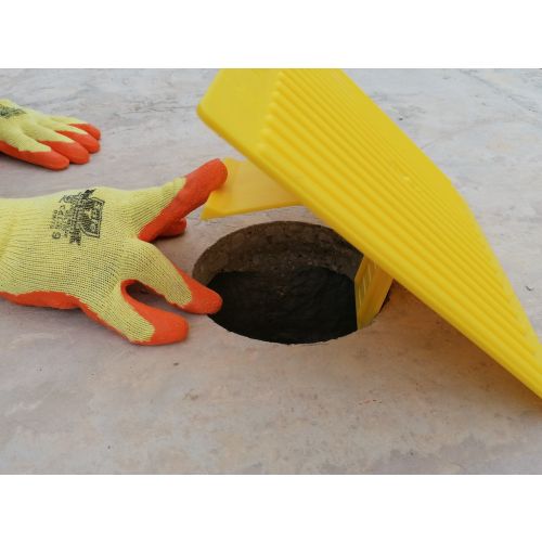 Plastic top hole covers