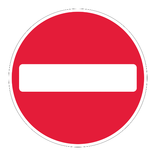 Plastic Directional Traffic Signs