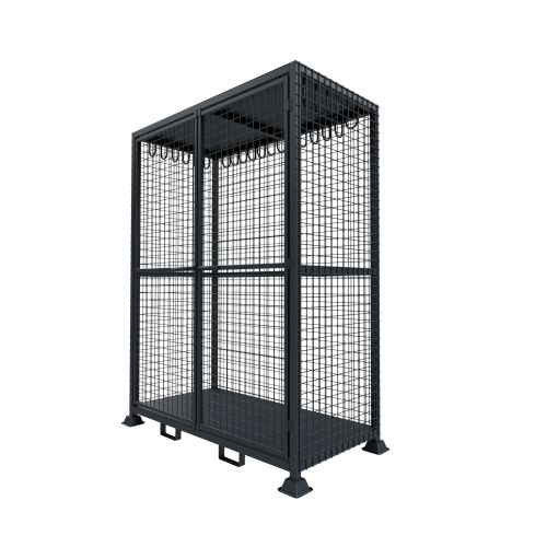 Pick Pockets Rigging Rigging Storage Locker with Forklift Pockets | Lockable Rigg