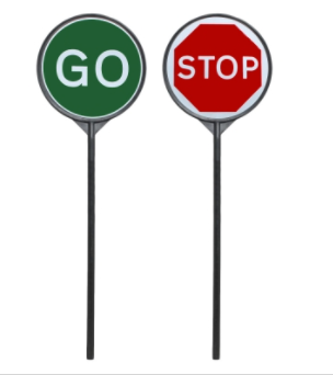 Stop Go Lollipop Sign - Buy Online