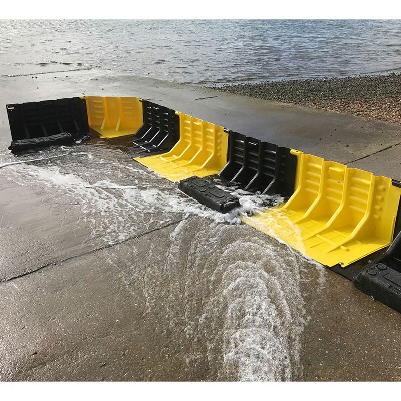 Aluminum Flooding Wall, Flood Barriers For Home, Reusable Doorway Flood Protection Barriers - View #2