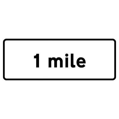 1 Mile Supplementary Plate 1 Mile Supplementary Plate