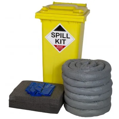 120 Litre Spill Kit – Wheeled Bin