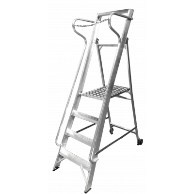 Professional Aluminium Wide Stepladders Professional Aluminium Wide Stepladders