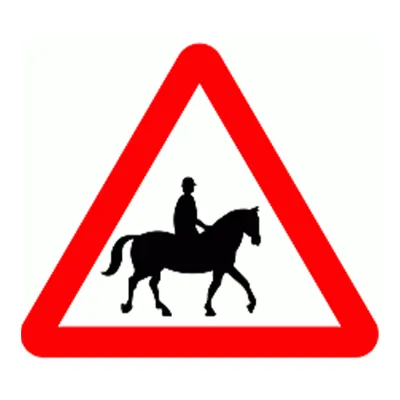 Accompanied Horse Sign