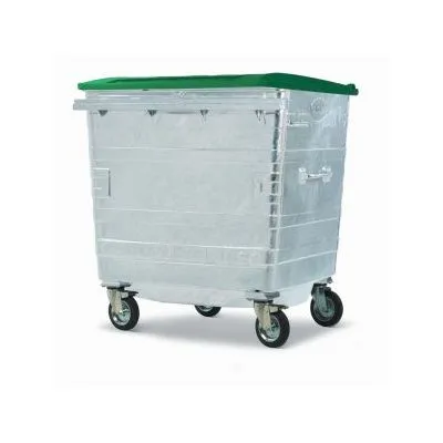 Metal Wheelie Bin - 1100 Litre