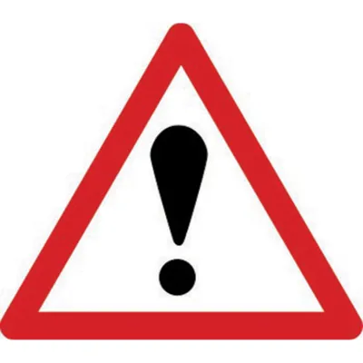 Danger Ahead Roadway Sign Danger Ahead Roadway Sign
