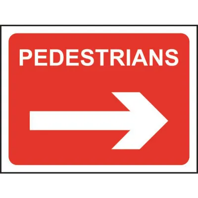 Pedestrians Right – Road Sign Pedestrians Right – Road Sign