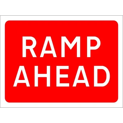 Ramp Ahead – Road Sign Ramp Ahead – Road Sign