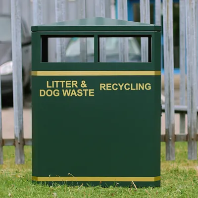 Public Litter Bin - Litter & Dog Waste Public Litter Bin - Litter & Dog Waste