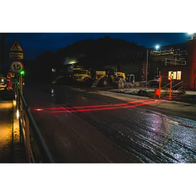 Illuminated Pedestrian Walkway