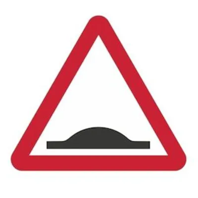 Speed Bump Roadway Sign Speed Bump Roadway Sign
