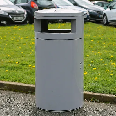 Enclosed Steel Litter Bin Enclosed Steel Litter Bin
